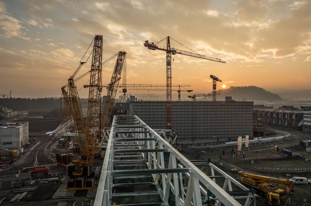 Ansicht Industriebaustelle der IE Group
